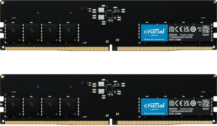32GB (2x16GB) Crucial DDR5-4800 CL40 RAM Speicher Kit CT2K16G48C40U5