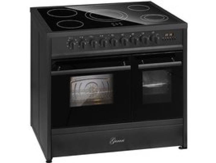 Cuisinière vitrocéramique - GURARI - GCH E 912 DF BL - 90 cm - Double four électrique - Noir