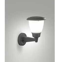Fabas Luce Außenwandleuchte THIAGO, E27, IK08, IP54, dunkelgrau FAB-6566-21-294