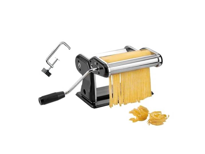 GEFU Nudelmaschine Pasta PERFETTA Nero - Pastamaschine für Lasagne & Pasta