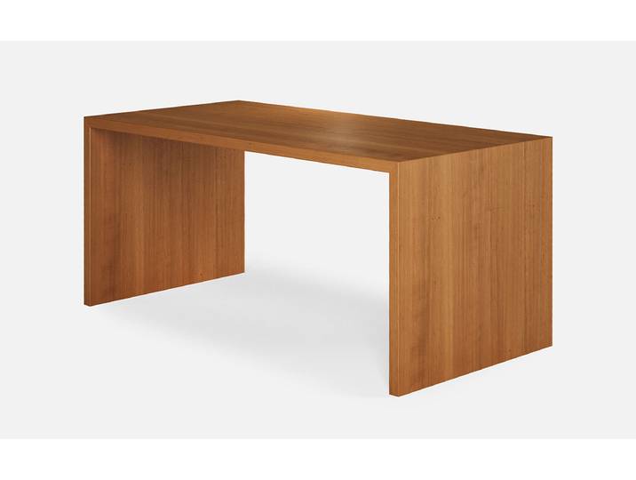 Ess- oder Schreibtisch aus Holz - 165x85x75 cm Kirsche (euro­päisch) Natur geölt
