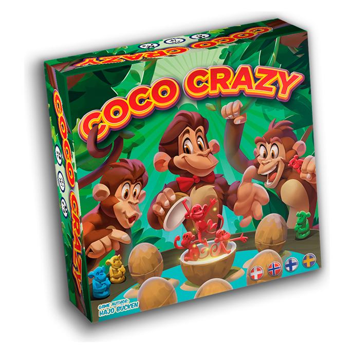 Spilbraet Coco Crazy (Deutsch, Englisch, Französisch, Italienisch, 2 - 8 Spieler) (SBDK9584)