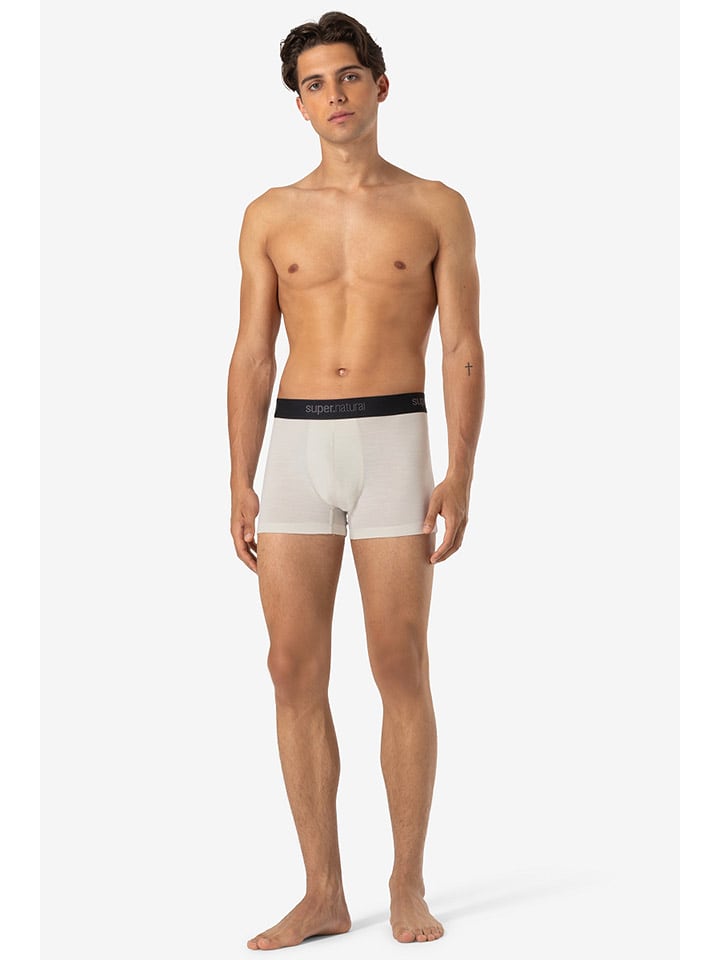 super.natural Funktionsboxershorts "Tundra" in Weiß - XL