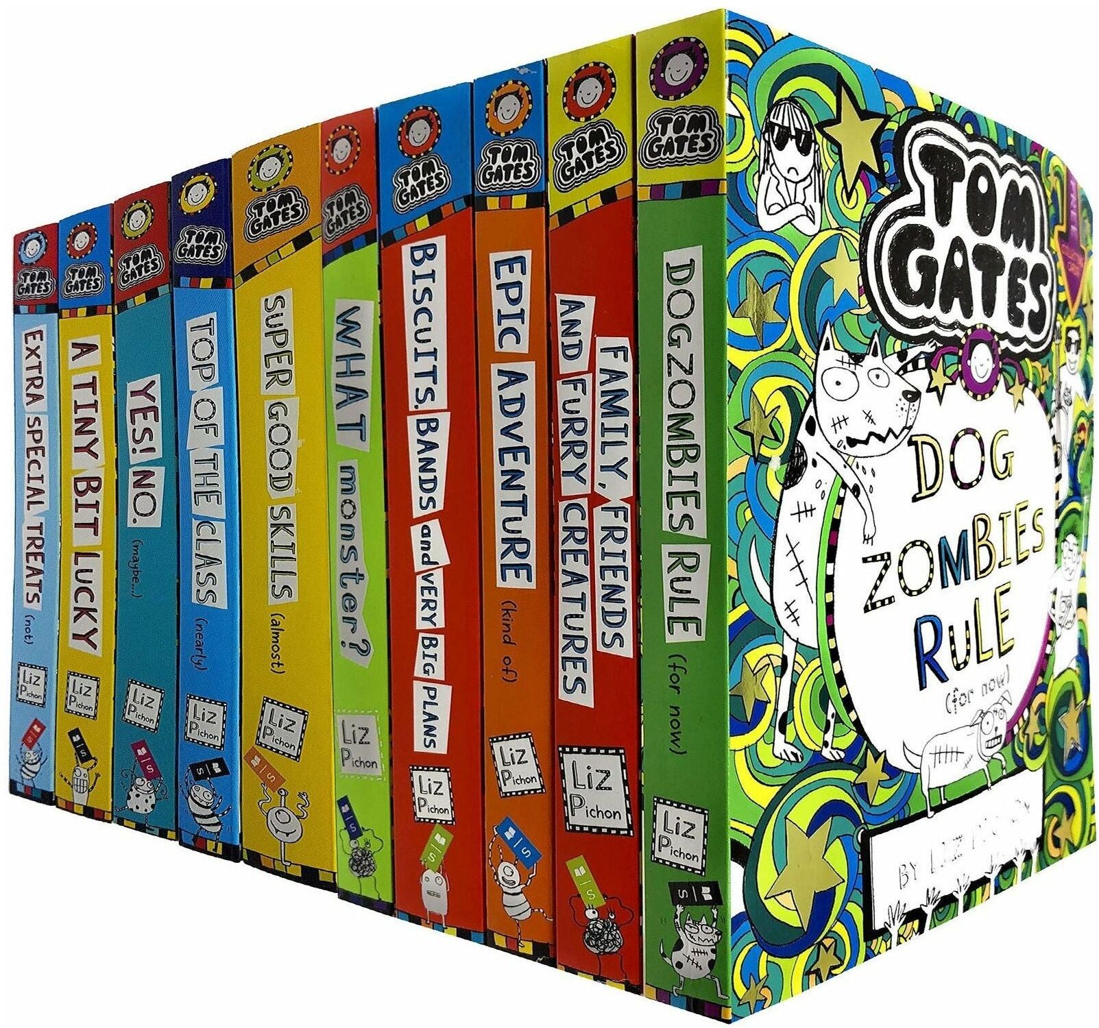 Scholastic Tom Gates Series 2 and 3 - 10 Books Collection Set By Liz Pichon