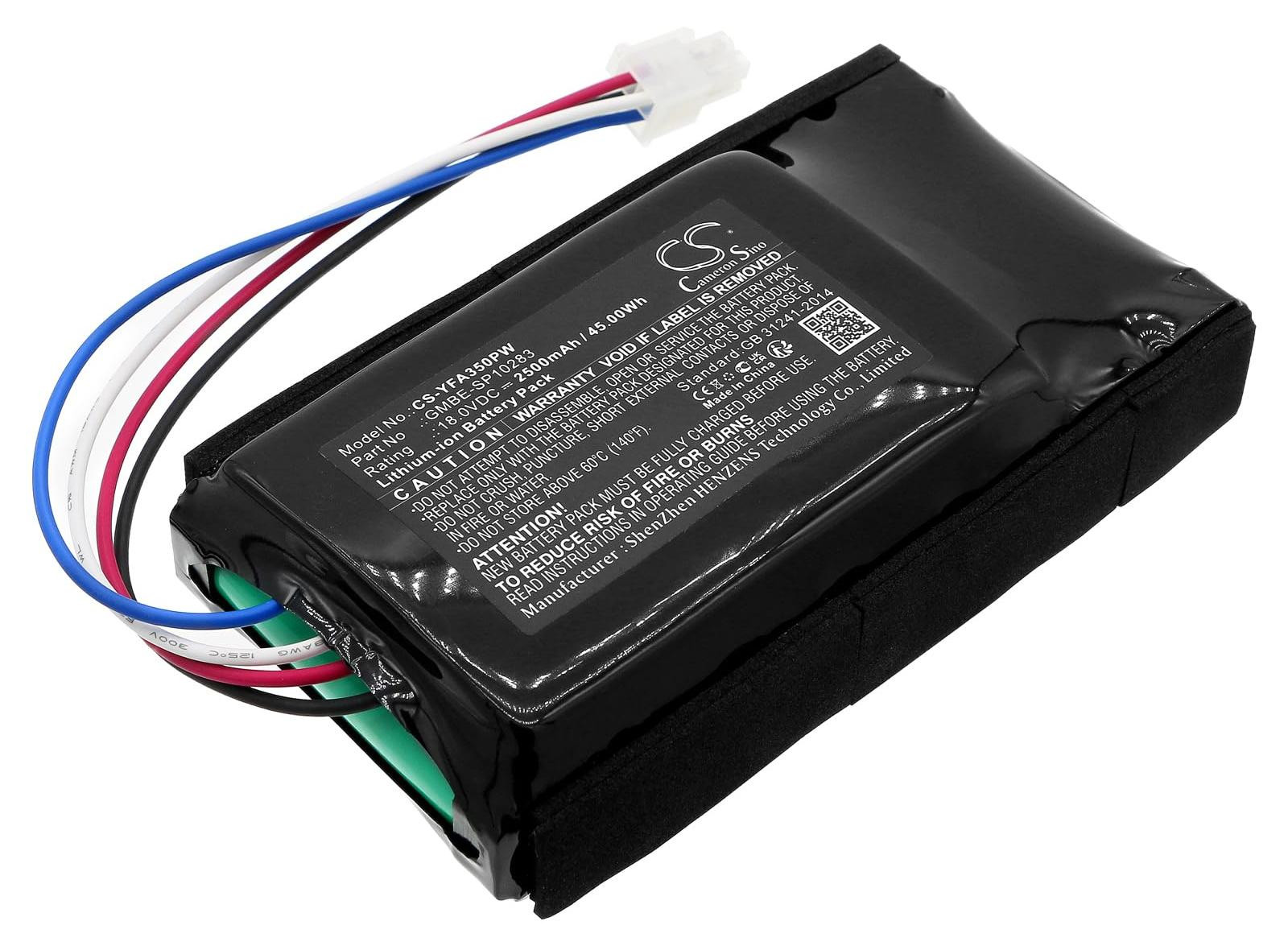 Dripio Accu 2500mAh Li-Ion 18V voor Yard Force grasmaaiers