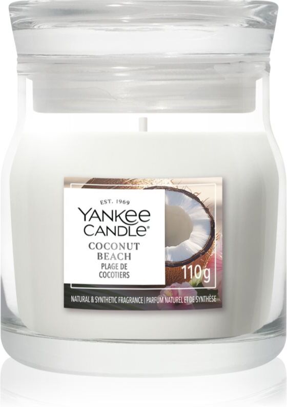 Yankee Candle Coconut Beach bougie parfumée Signature 110 g