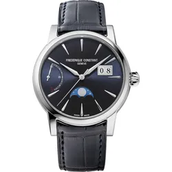 Frederique Constant Manufacture Classic Power Reserve Big Date FC-735N3H6 - Sonnen guilloche,blau - 40mm