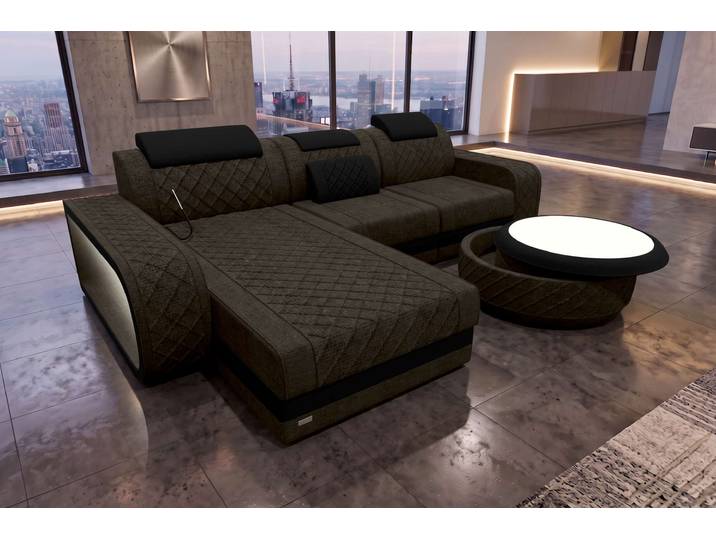 Ecksofa Berlin L Form Stoffsofa