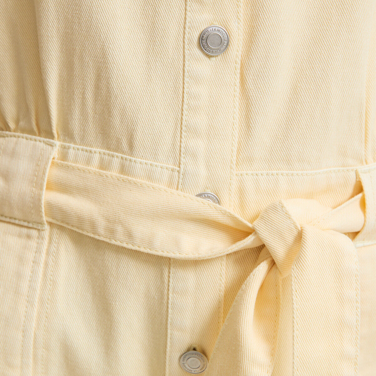LA REDOUTE COLLECTIONS Combinaison courte en denim, manches courtes