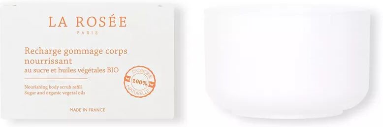 La Rosée - Nachfüllpack Nährendes Körperpeeling mit Zucker und Bio-Pflanzenölen, 200 g
