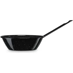 Wellhome Well Home - Tiefe Jaspeada Pfanne mit hohem Rand aus emailliertem Stahl Ø22 x 6,6 cm - 1,7 L, ideal zum Anbraten ohne Verschütten