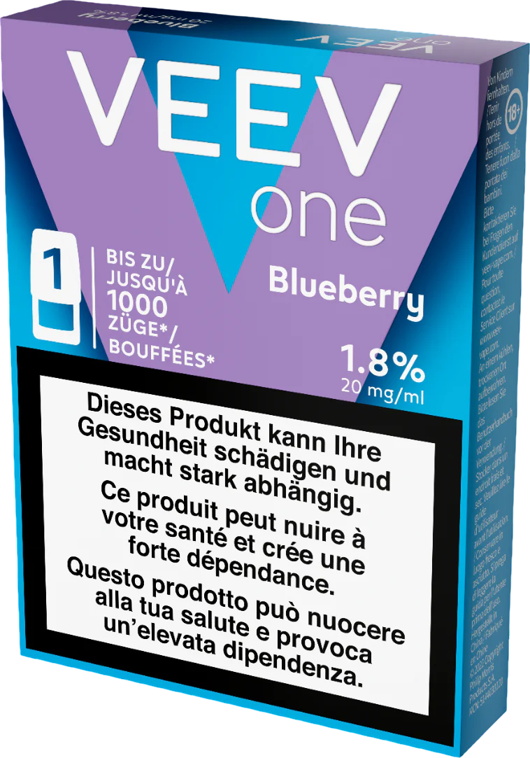 VEEV ONE Indiblue Myrtille & Grenade - 1  single unit
