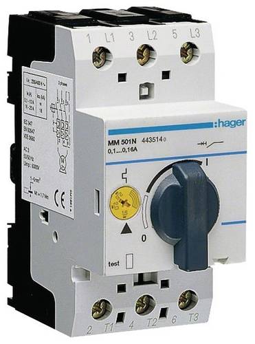 Hager MM501N Motorschutzschalter 230 V, 400V 1St.