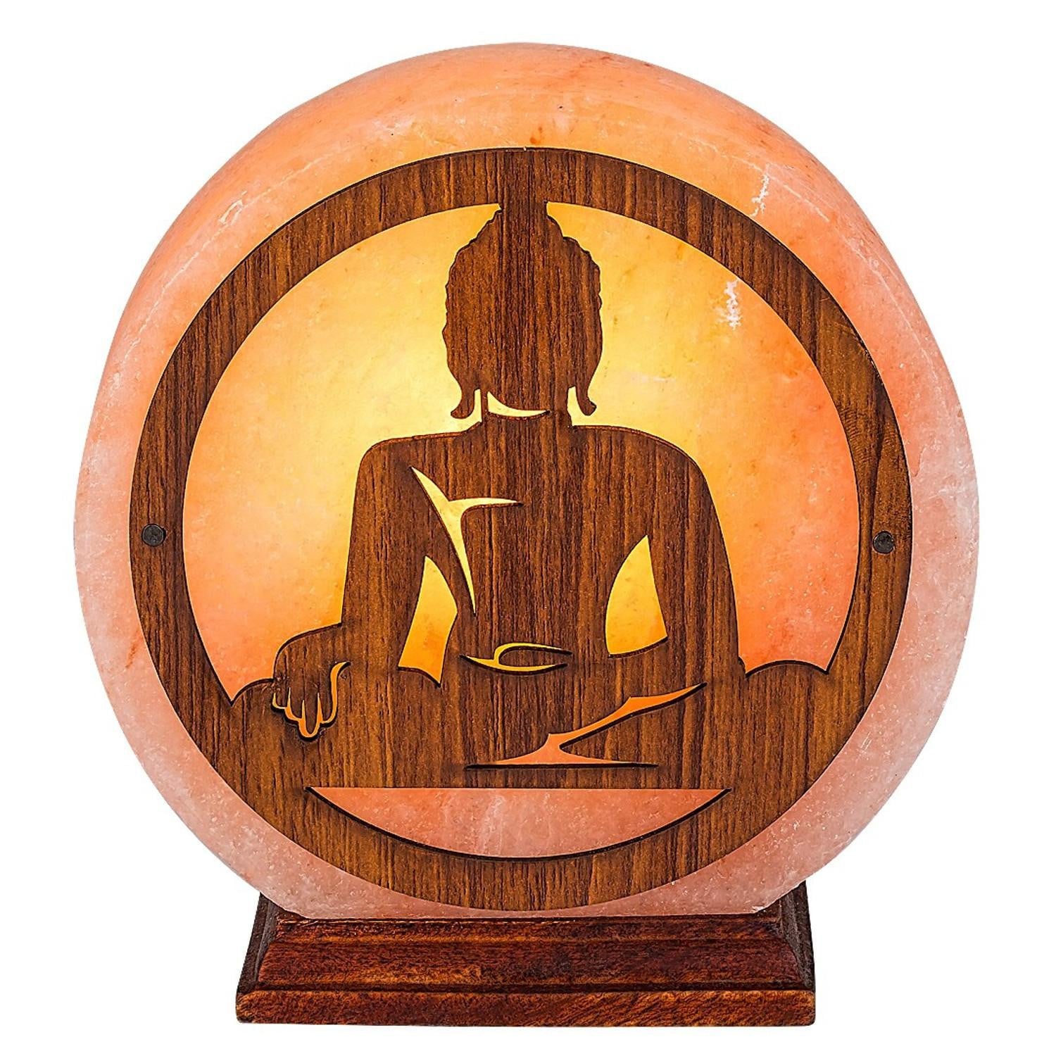 Rabalux Zenova Tafel lamp, oranje, steenzout en hout, E14