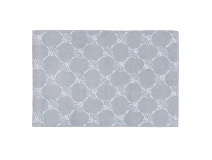 Joop! Badteppich Repetition, Grau, Floral, rechteckig, 70x120 cm, Made in Germany, für Fußbodenheizung geeignet, rutschhemmend, Heimtextilien, Badtextilien, Badematten