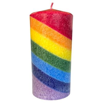 Kerze 'Rainbow'