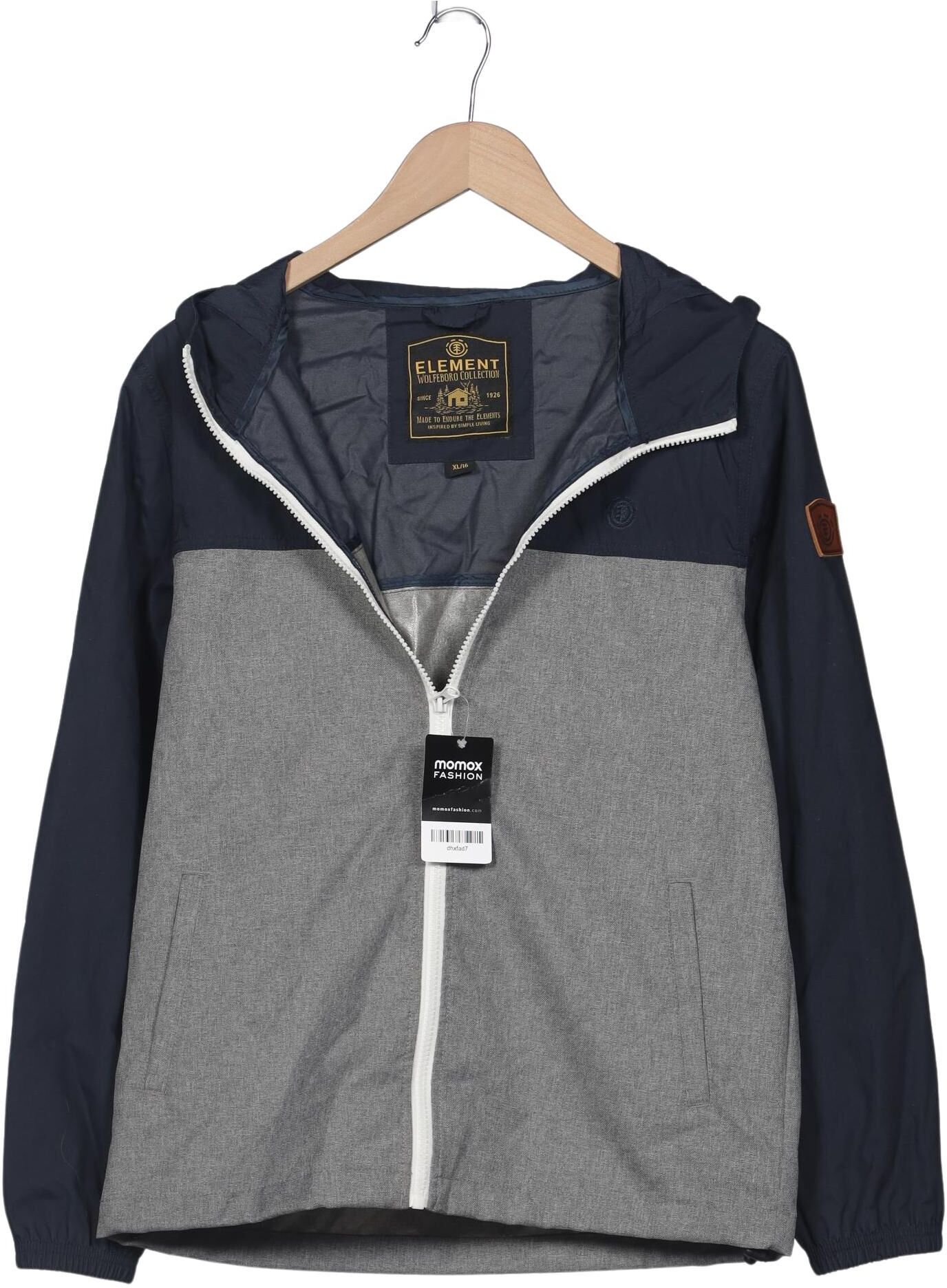 Element Jungen Jacke oder Mantel, Grau, Gr. XL, Synthetik / Baumwolle - Second Hand