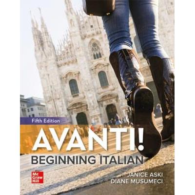 Workbook/Laboratory Manual for Avanti!, Taschenbuch von Janice Aski,Diane Musumeci,Carla Onorato Wysokinski, Mcgraw Hill Higher Education,