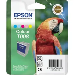Epson T008 (C13T00840110) Druckerpatrone – tri-color – Originalprodukt