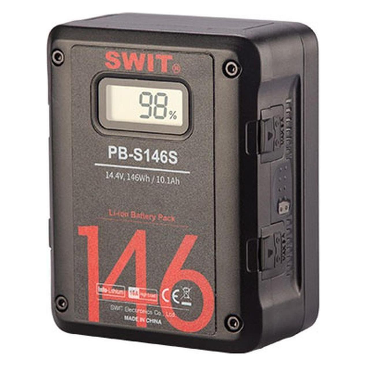 Swit PB-S98S - V-Mount Multi Socket Li-Ionen Akku 14.4V| 146Wh| 10.100mAh| digitale (10100 mAh) (PB-S146S)