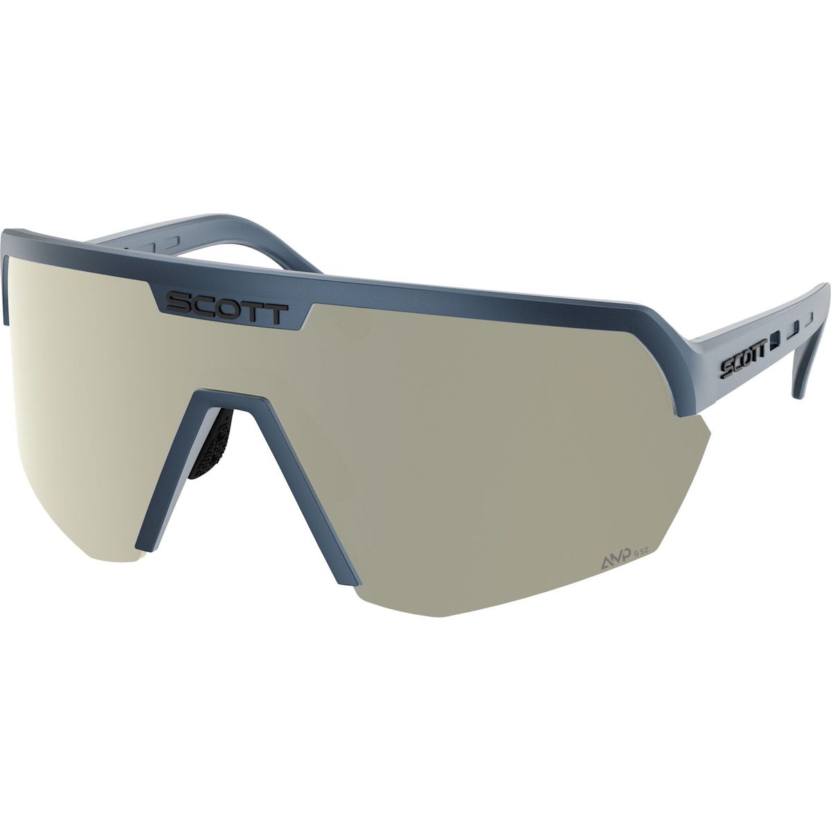 Scott Sunglasses Sport Shield metallic blue / amp white chrome s2 (2095) 2811882095368