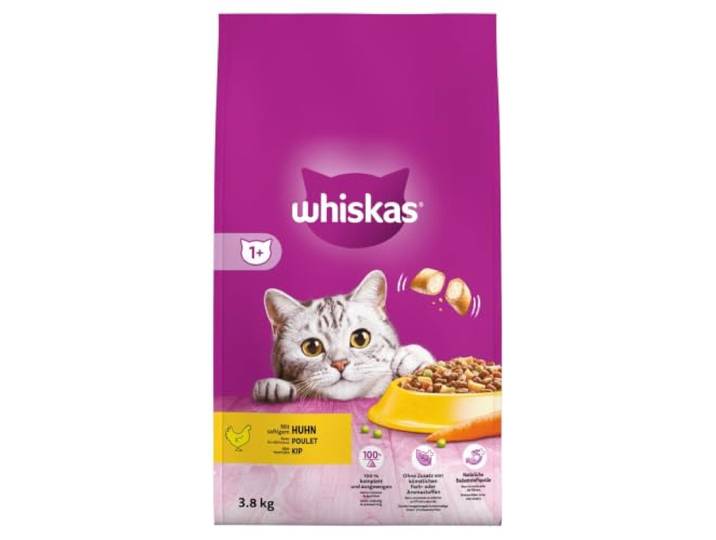 Whiskas - Kipnuggets +1 voor katten - 3,8 kg