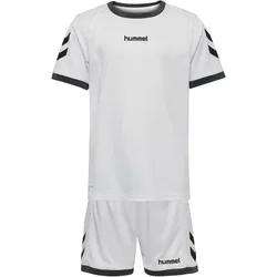 hummel hmlBLAZE Club26 Poly Sport-Set (Trikot + Shorts) Kinder 9582 - white/asphalt 116