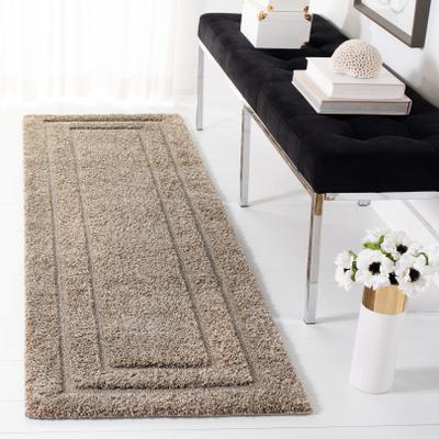 SAFAVIEH Florida Shag Carlinde Border 1.2-inch Thick Rug