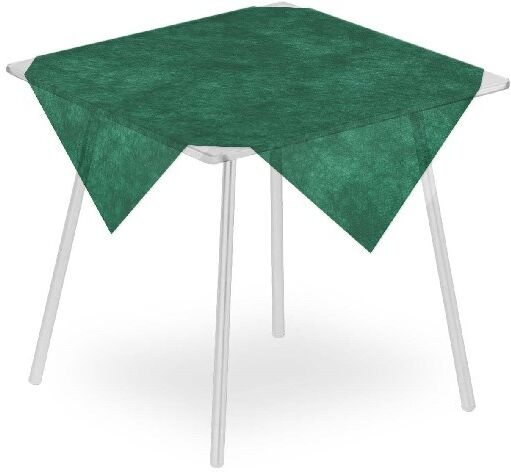 Pack Service Tovaglia Airspun Verde 100x100 cm 100 Pezzi