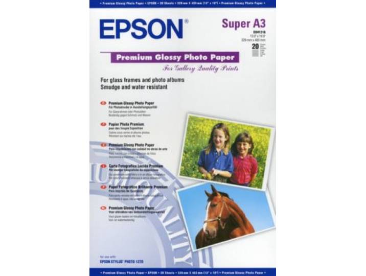 Epson - Papier Photo A3+ - 20f- 255g/M²-