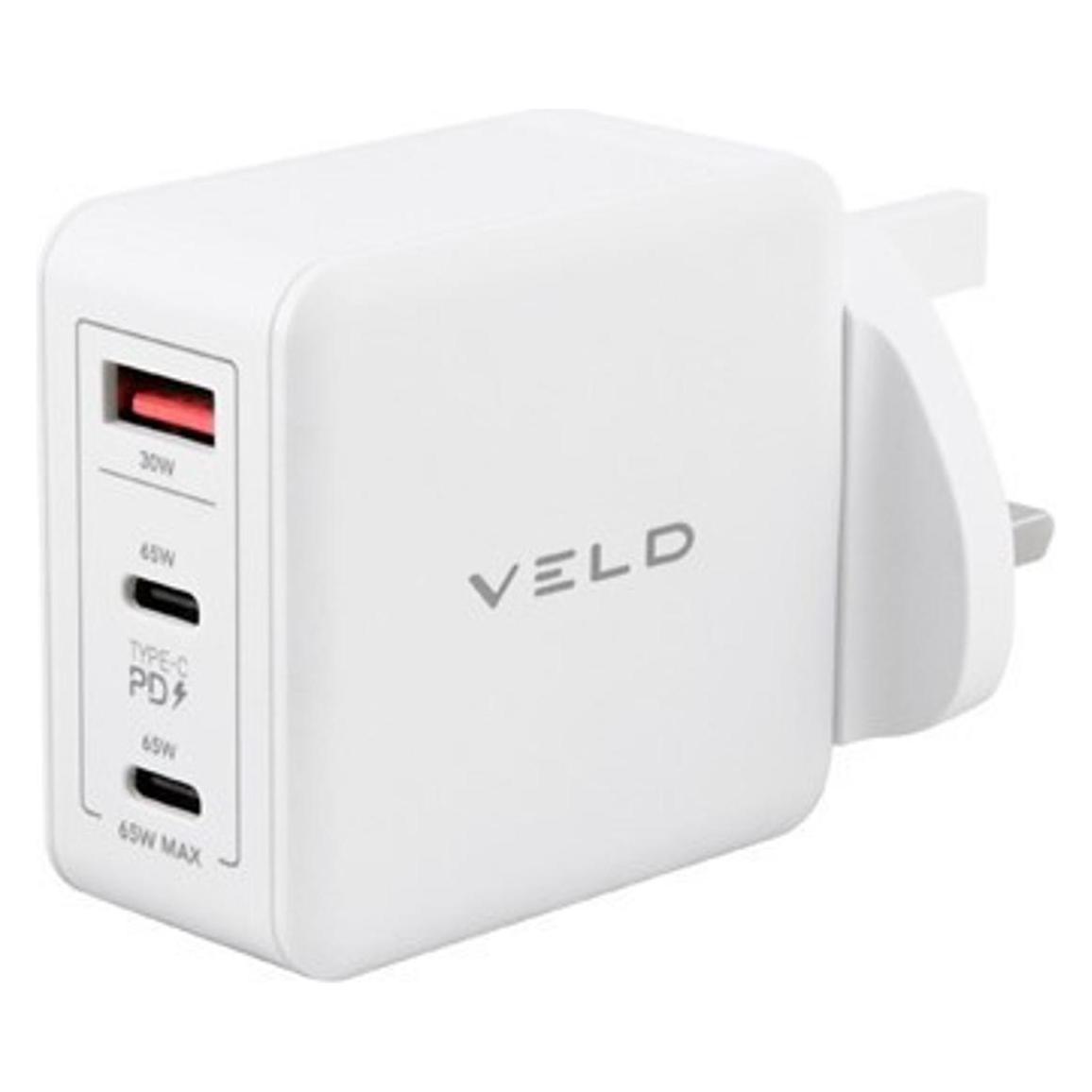 Dicota Compact 3-Port GaN Wall Charger (65W) EU white (65 W, 3 Ports) (D32054)