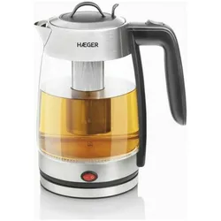 Haeger EK-22F.020A, Wasserkocher, Grau, Transparent