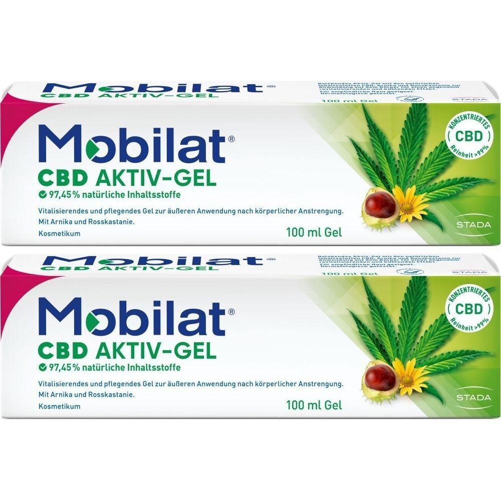 Mobilat CBD Aktiv-Gel x2 2x100 ml Gel
