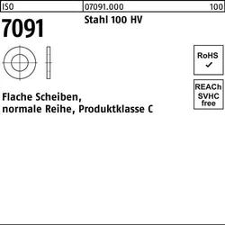 Unterlegscheibe ISO 7091 64 Stahl 100 HV 10 Stück