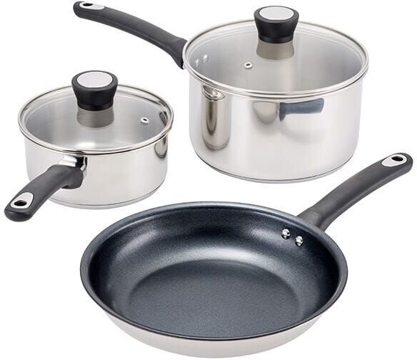 Judge Essentials 3 Piece Non Stick Cookware Set