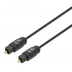 Manhattan 356084 InfiniBand/Glasfaserkabel 3 m Toslink Schwarz