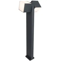 Lutec LED-Außenstehleuchte CUBA Alu, Eisen, Stahl & Metall