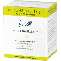 NATUR-NAHRUNG Herz & Kreislauf 1x tgl.Weichkapseln 105 St
