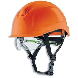 Uvex, Kopfschutz, Schutzhelm pheos S-KR IES 9772237 orange mit Lüftungen (55 - 61 cm)