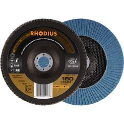 Rhodius 209666 LSZ F2 Fächerschleifscheibe Körnung (num) 40 Edelstahl, Stahl 10 St.