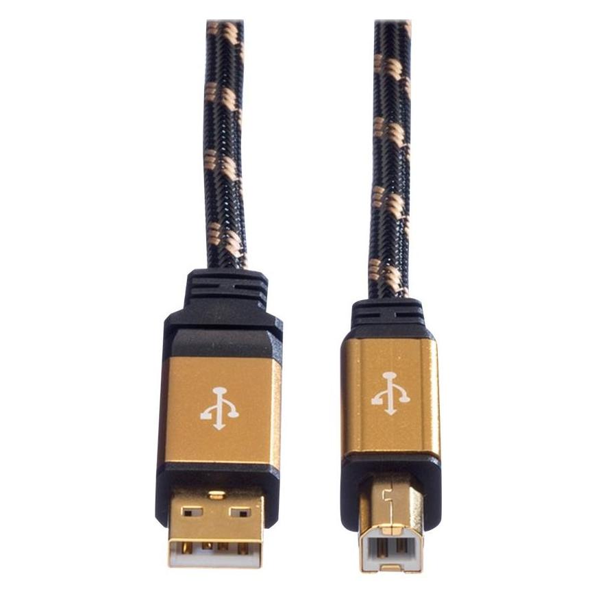 Roline Gold USB 2.0 (4.50 m, USB 2.0) (11.88.8805)