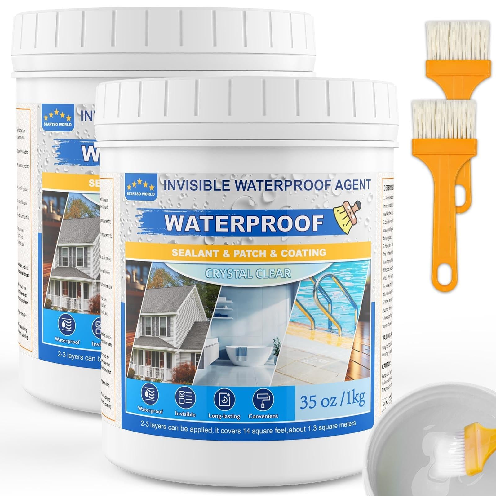 Transparante Waterdichte Coating 2kg