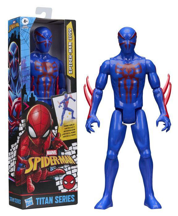 Hasbro Marvel Spider-Man 2099 Deluxe Titan serie figuur, 30 cm