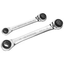 Knarrenringschlüssel variabel Set 2-teilig