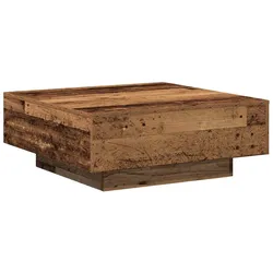 vidaXL Couchtisch Altholz 80 x 80 x 31 cm