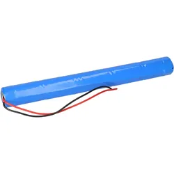 Notleuchten-Akku 6V 4,0Ah NiCd Stange L1x5 – Hochtemperatur – 20cm Kabel – L51NICD4000