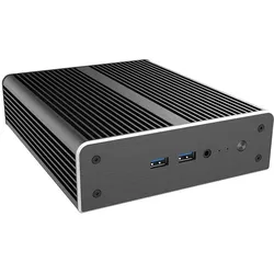 Akasa Newton AC UCFF-Gehäuse für Intel NUC 13 Pro mit i3, Fanless - schwarz (UCFF), PC Gehäuse, Schwarz