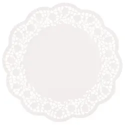 PAPSTAR 2000 Tortenspitzen rund Ø 25 cm weiss