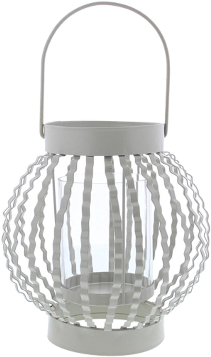 Licht lampion ecru voor zomerfeesten