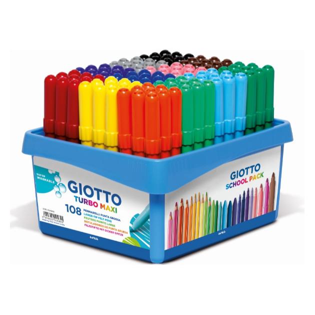 Giotto Turbo Maxi Marker Pen 108 Dose (108x) (F524000)